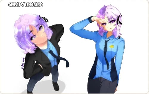 Character Design Sheet: Emivienne